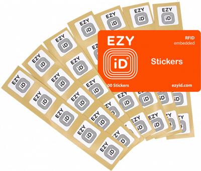 EZYID STICKERS - PACK OF 100