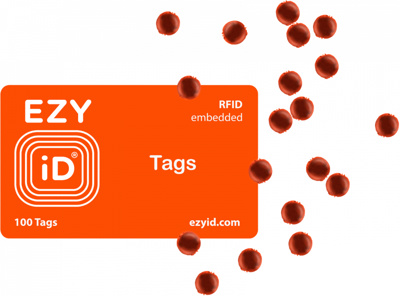EZYID TAGS - PACK OF 100